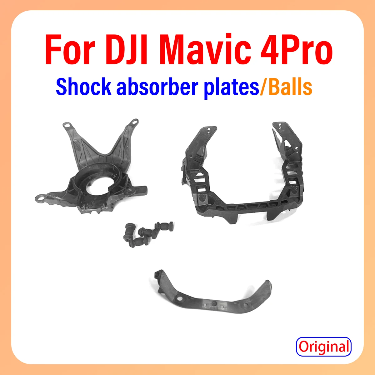 Original Mavi4 Pro gimbal upper lower shock absorber bracket support ball suitable for DJi mavic 4Pro series drone maintenance
Original Mavi4 Pro gimbal upper lower shock absorber bracket support ball suitable for DJi mavic 4Pro series drone maintenance