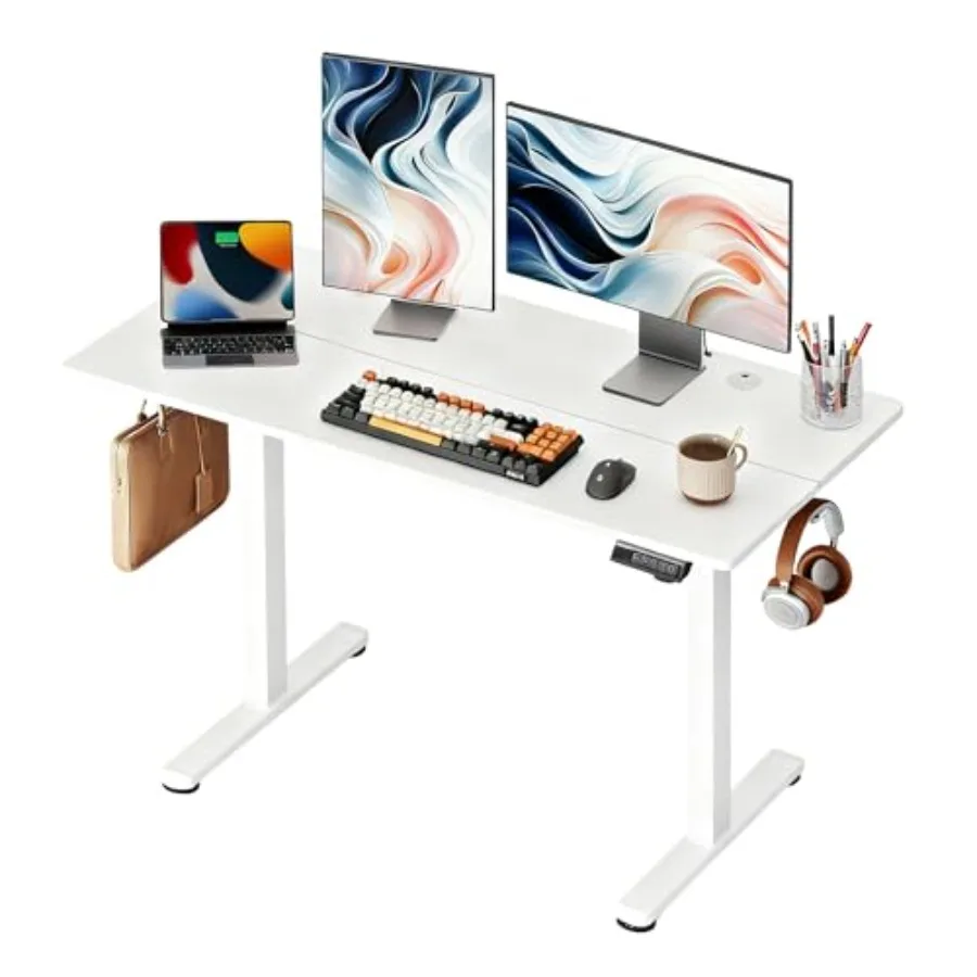 Electric Standing Desk 3 Adjustable Height Stand up Desk for Home Office Ergonomic Sit to Stand Desk with LED Touchscreen Headp
Electric Standing Desk 3 Adjustable Height Stand up Desk for Home Office Ergonomic Sit to Stand Desk with LED Touchscreen Headp