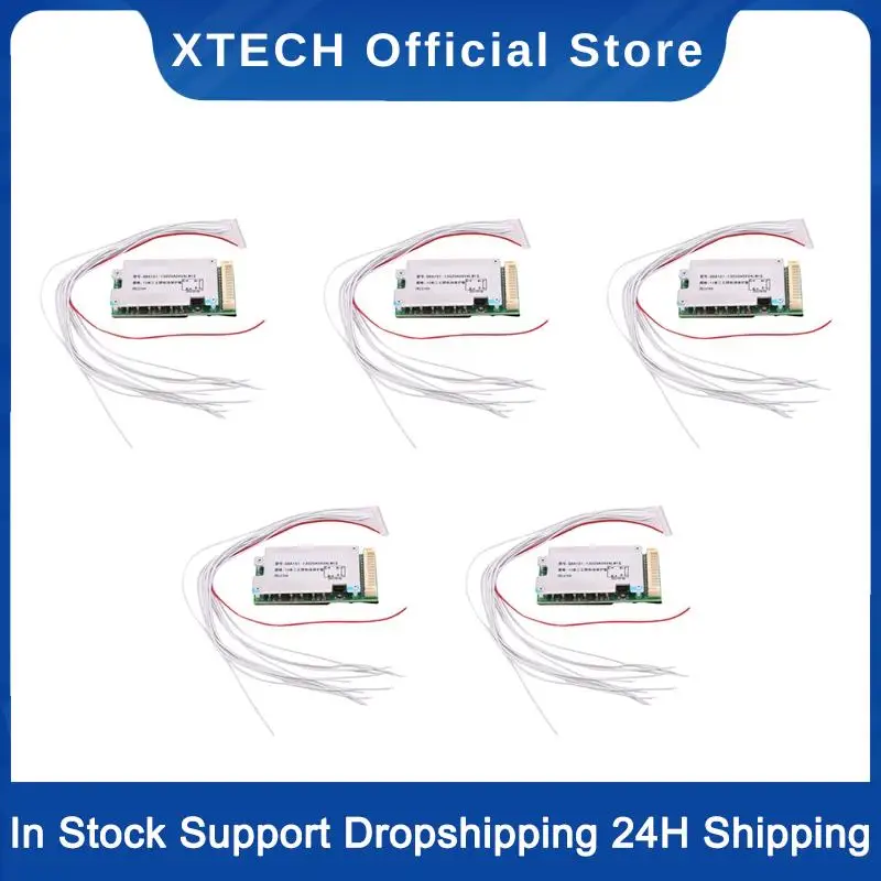 XTECH 5X Li- Lithium Battery Protection Board SDA151 13S 48V 20A Electric Bicycle Battery BMS Board Ebike Battery Balance
XTECH 5X Li- Lithium Battery Protection Board SDA151 13S 48V 20A Electric Bicycle Battery BMS Board Ebike Battery Balance