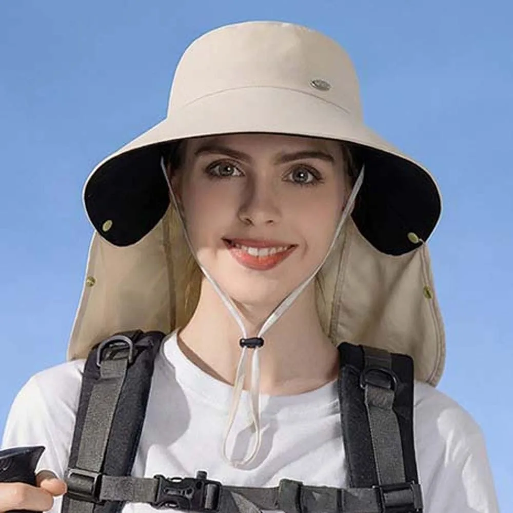 Sun Hat Anti-UV Mask Sunshade Shawl Cap Solid Color Portable Neck Protection Hat Thin Breathable Picking Tea Hat Women
Sun Hat Anti-UV Mask Sunshade Shawl Cap Solid Color Portable Neck Protection Hat Thin Breathable Picking Tea Hat Women