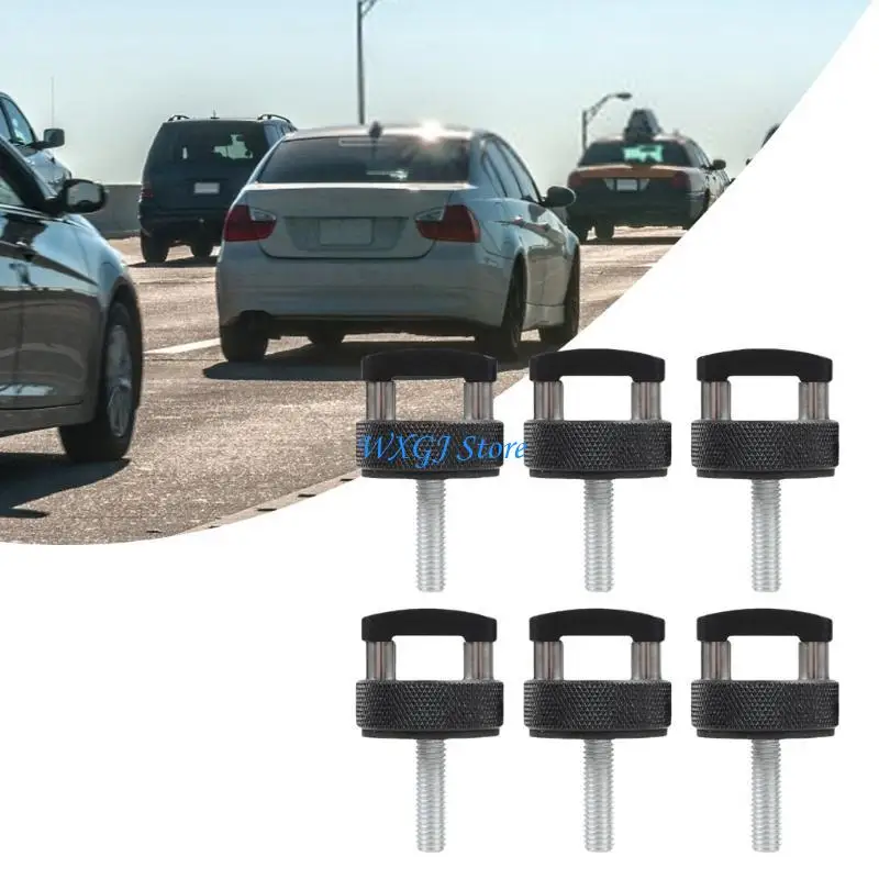 37JE Vehicle Hard Top Aluminum Fastener Screw with D Rings Suitable for Quick and Secure Installation Rust Resistant 6pcs/set
37JE Vehicle Hard Top Aluminum Fastener Screw with D Rings Suitable for Quick and Secure Installation Rust Resistant 6pcs/set