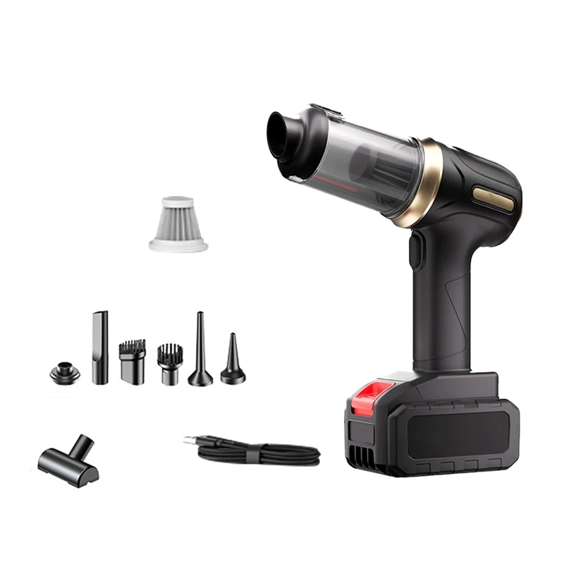 Car Household Vacuum Cleaner Powerful Vacuum Cleaner Portable Cordless Vacuum Cleaner 21000PA Household Mini Hair Dryer
Car Household Vacuum Cleaner Powerful Vacuum Cleaner Portable Cordless Vacuum Cleaner 21000PA Household Mini Hair Dryer
