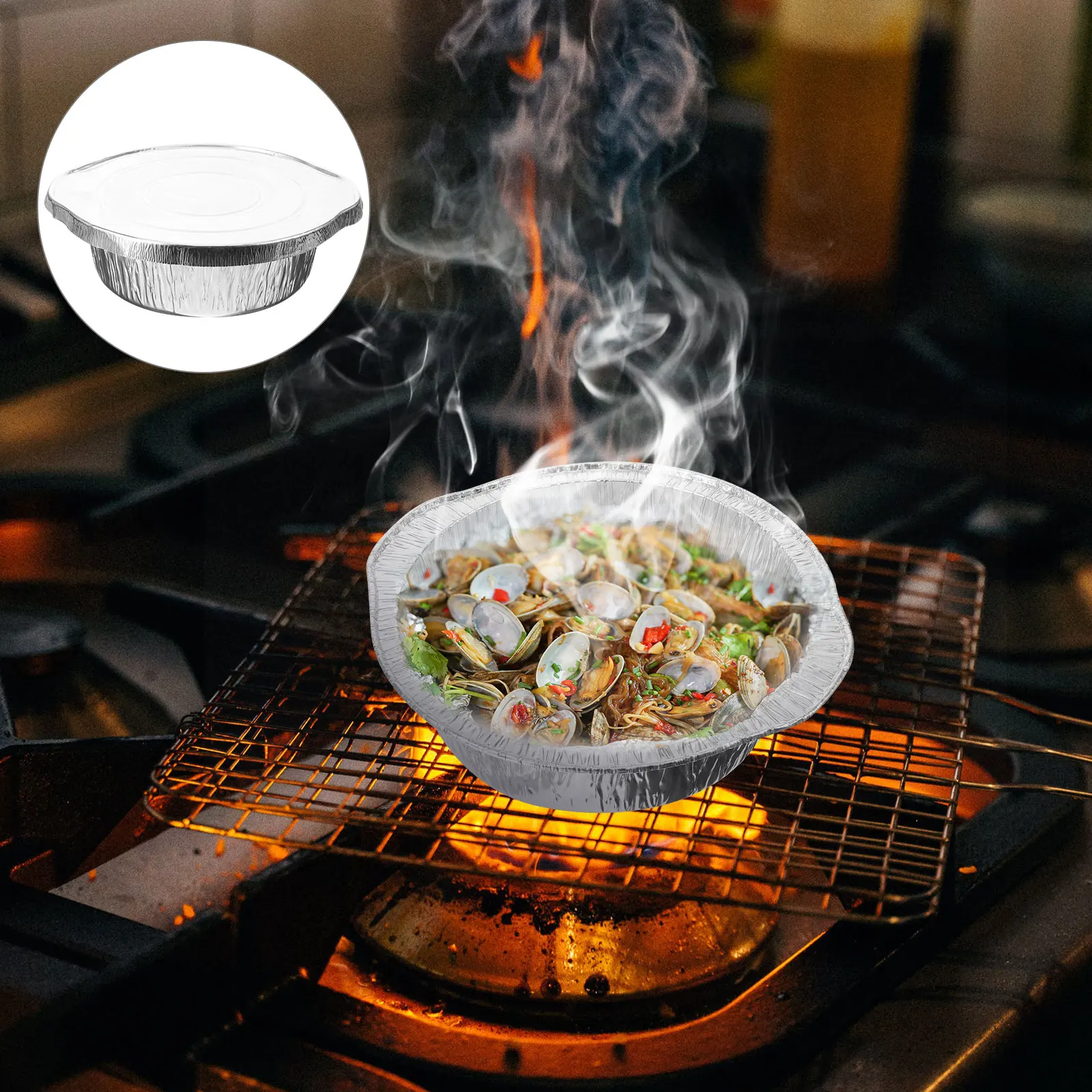 Portable Barbecue Pot 5 Sets Picnic Foil Pots Thickened Grill 3800ml Outdoor Camping Supplies Tin Food Container Practical
Portable Barbecue Pot 5 Sets Picnic Foil Pots Thickened Grill 3800ml Outdoor Camping Supplies Tin Food Container Practical