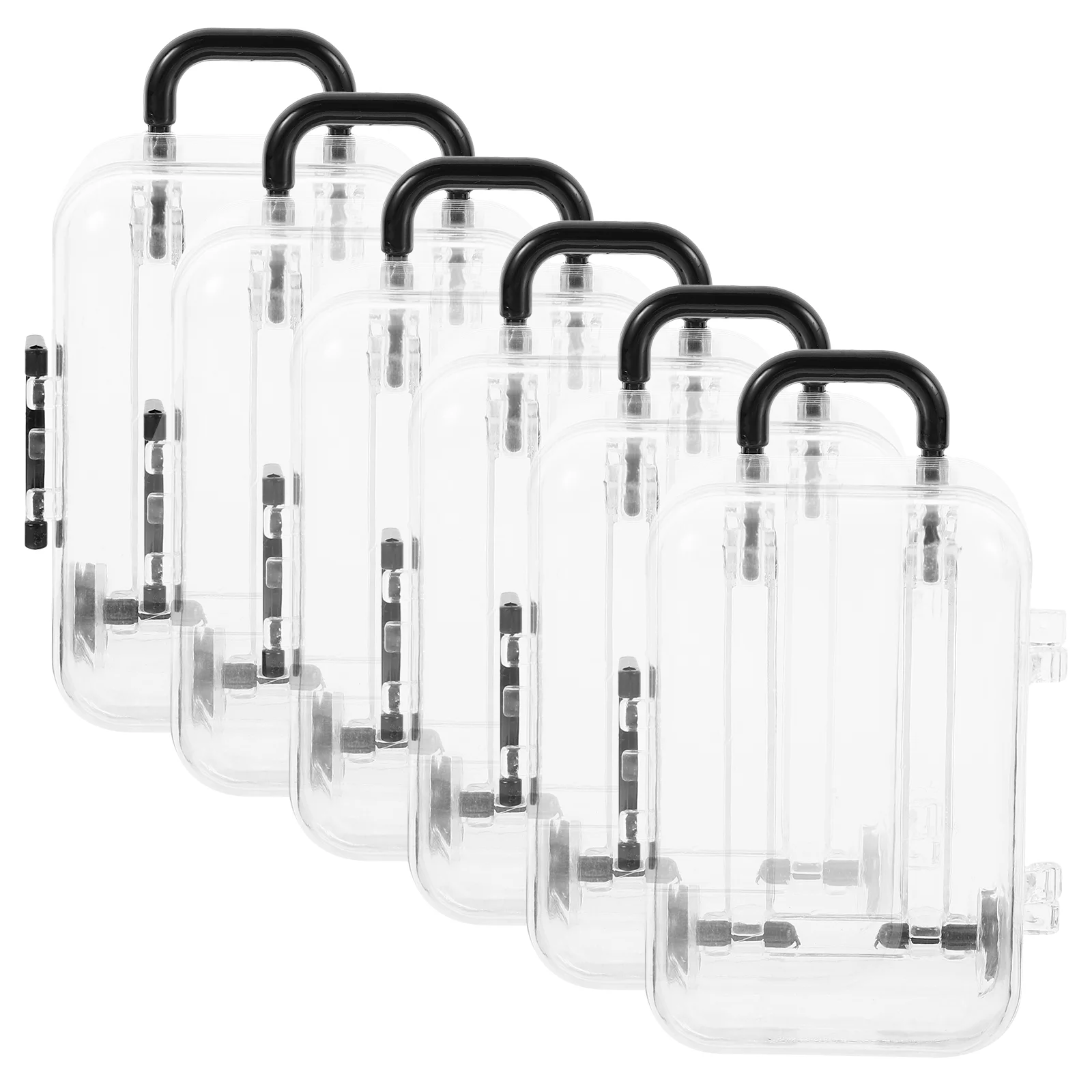 6pcs Plastic Mini Suitcase Tiny Travel Jewelry Candy Box for Party Decoration mini suitcase gift box travel party decorations
6pcs Plastic Mini Suitcase Tiny Travel Jewelry Candy Box for Party Decoration mini suitcase gift box travel party decorations