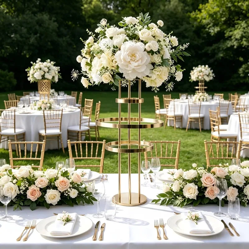 2/4/5/10pcs 46 inches tall Gold-plated wedding flower stand, centerpiece for main table, for bridal showers and banquets deco
2/4/5/10pcs 46 inches tall Gold-plated wedding flower stand, centerpiece for main table, for bridal showers and banquets deco