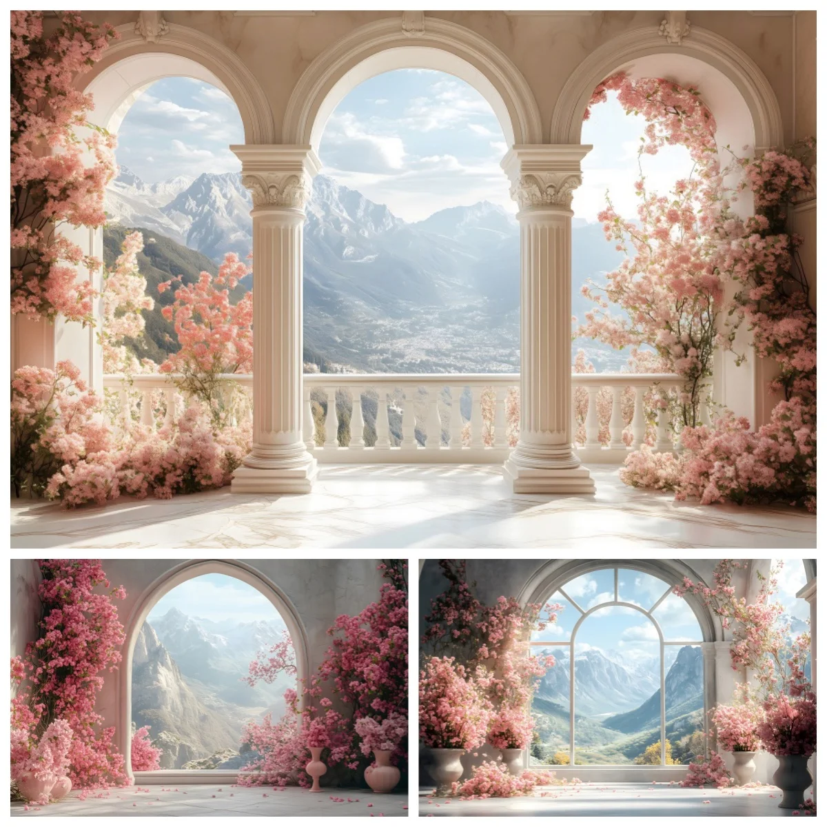 Romantic Wedding Photography Backdrop Arched Flower Wall Photoshoot Valentine's Day Bridal Shower Customized Banner Background
Romantic Wedding Photography Backdrop Arched Flower Wall Photoshoot Valentine's Day Bridal Shower Customized Banner Background