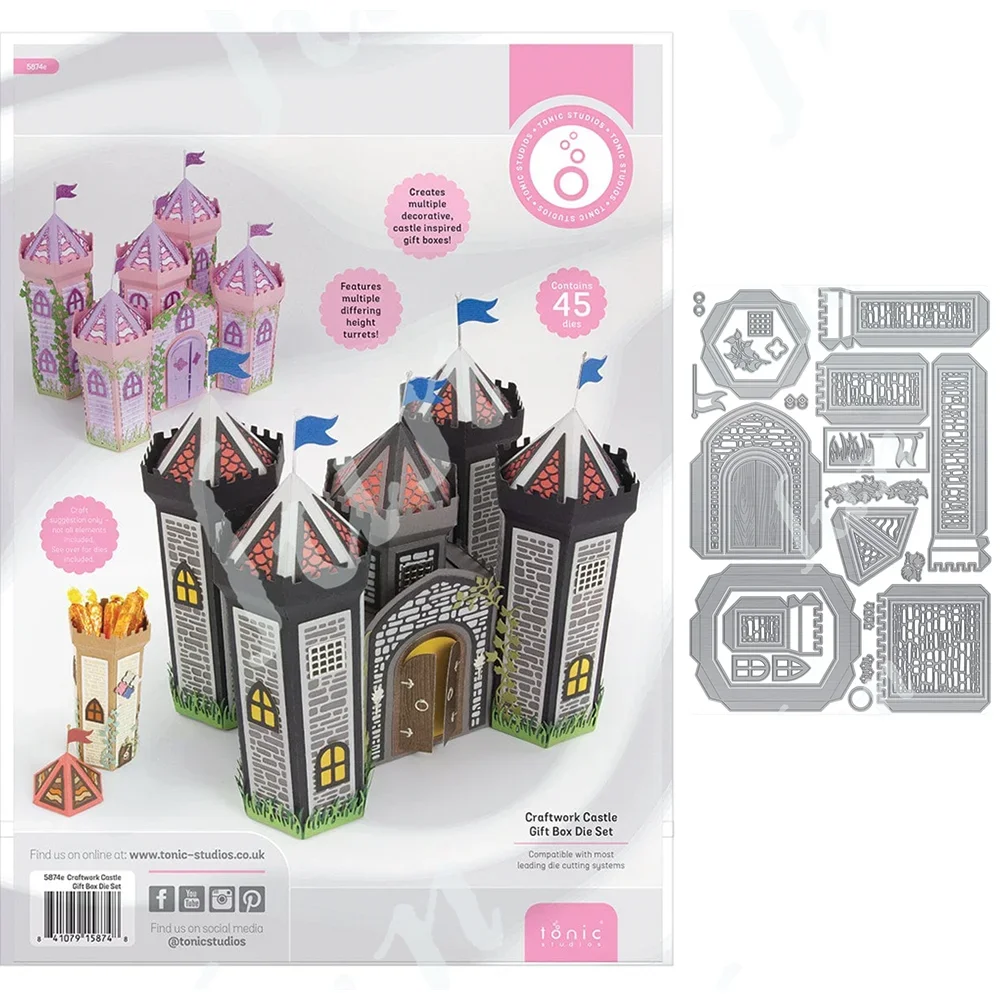 Arrival in 2025 New Craftwork Castle Gift Box Metal Cutting Dies Handmade DIY Embossing Scrapbook Photo Album Craft Decoration
Arrival in 2025 New Craftwork Castle Gift Box Metal Cutting Dies Handmade DIY Embossing Scrapbook Photo Album Craft Decoration