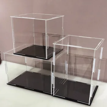 투명 디스플레이 박스 모델 자동차 모델 먼지 커버 아크릴 박스 디스플레이 프레임, 사출 성형 디스플레이 박스, 방진 보관함
