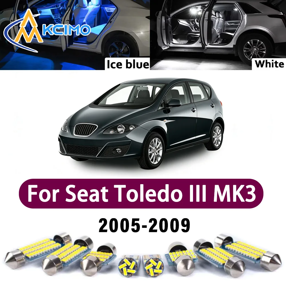High Lumen CANBUS Error Free LED Interior Light Kit For Seat Toledo III MK3 5P 5P2 2005-2009 Trunk Reading Dome Lamp Bulbs Set
High Lumen CANBUS Error Free LED Interior Light Kit For Seat Toledo III MK3 5P 5P2 2005-2009 Trunk Reading Dome Lamp Bulbs Set