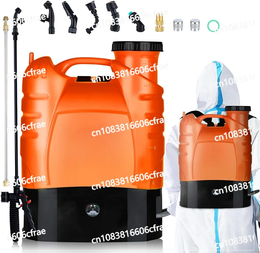 4 Gallon Battery Powered Backpack Sprayer Electric Garden Pump Sprayer with Lithium Battery for Long Time Spray Brass Telescope
4 Gallon Battery Powered Backpack Sprayer Electric Garden Pump Sprayer with Lithium Battery for Long Time Spray Brass Telescope