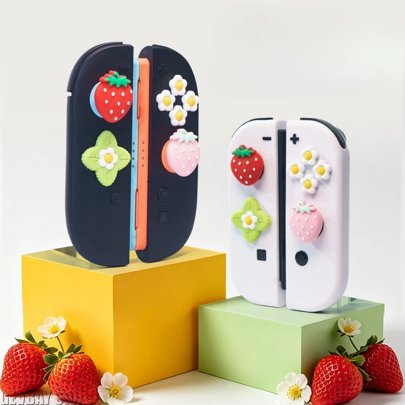 Spring Strawberry Silicone Soft D-pad Button ABXY Key Sticker Skin Case for Switch 2/NS Oled Joy-con Thumb Stick Grip Cap Cover
Spring Strawberry Silicone Soft D-pad Button ABXY Key Sticker Skin Case for Switch 2/NS Oled Joy-con Thumb Stick Grip Cap Cover