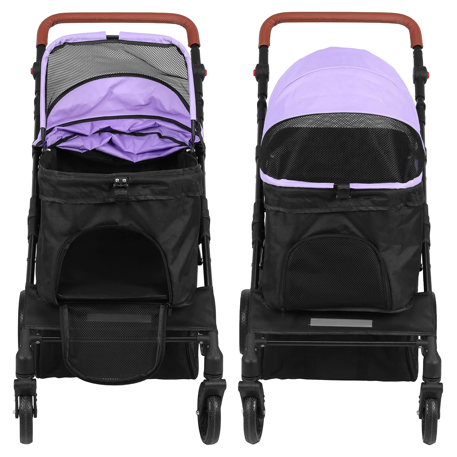 Pet Stroller with All-Terrain 360° Wheels Foldable Travel Jogger Removable Cushion & Reflective Strips for Large & Medium Dogs
Pet Stroller with All-Terrain 360° Wheels Foldable Travel Jogger Removable Cushion & Reflective Strips for Large & Medium Dogs