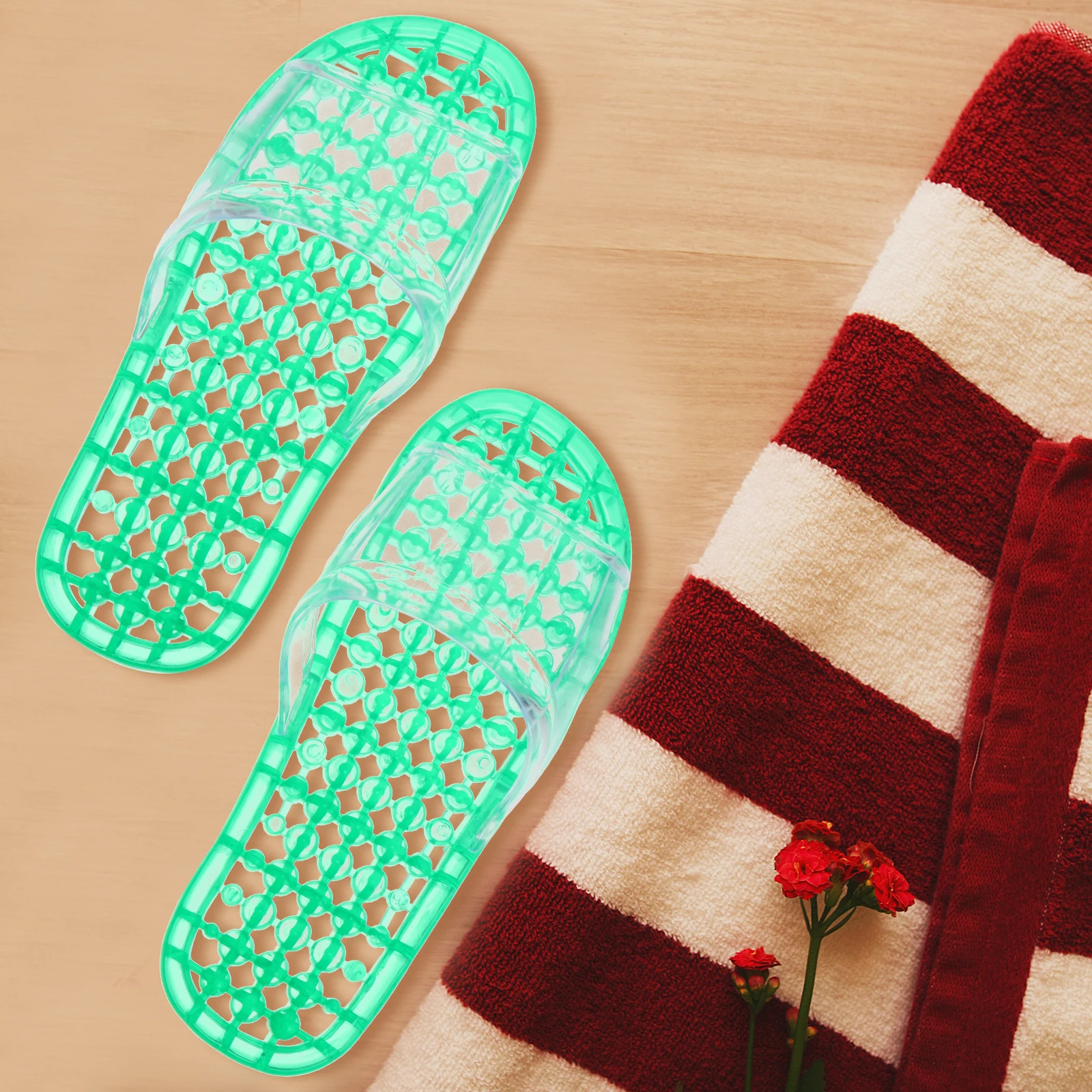 Bathroom Slippers Massge Shower Indoor Shoes with Drain Soles Women for Home
Bathroom Slippers Massge Shower Indoor Shoes with Drain Soles Women for Home