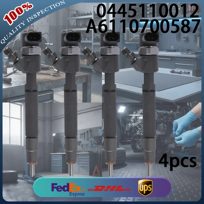 0445110012 High Quality Common Rail Diesel Injector A6110700587 for Mercedes-Benz C200 E220 V220 CDI W202 W210 OM611 Engine
0445110012 High Quality Common Rail Diesel Injector A6110700587 for Mercedes-Benz C200 E220 V220 CDI W202 W210 OM611 Engine