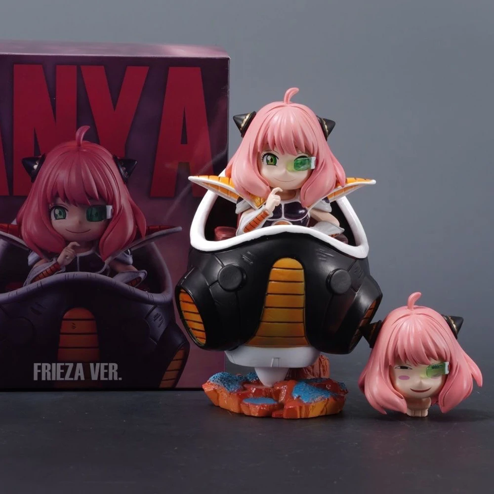 15 см аниме Spy x Family Anya Cos Frieza, экшн-фигурка, игрушки, модель, коллекция ПВХ, подарок
15 см аниме Spy x Family Anya Cos Frieza, экшн-фигурка, игрушки, модель, коллекция ПВХ, подарок