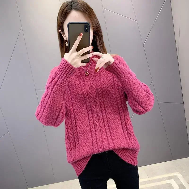 2024 Autumn Winter New Sweater Women Turtleneck Sweaters Knitted Pullover Female Casual White Purple Clothes Long Sleeve Tops
2024 Autumn Winter New Sweater Women Turtleneck Sweaters Knitted Pullover Female Casual White Purple Clothes Long Sleeve Tops