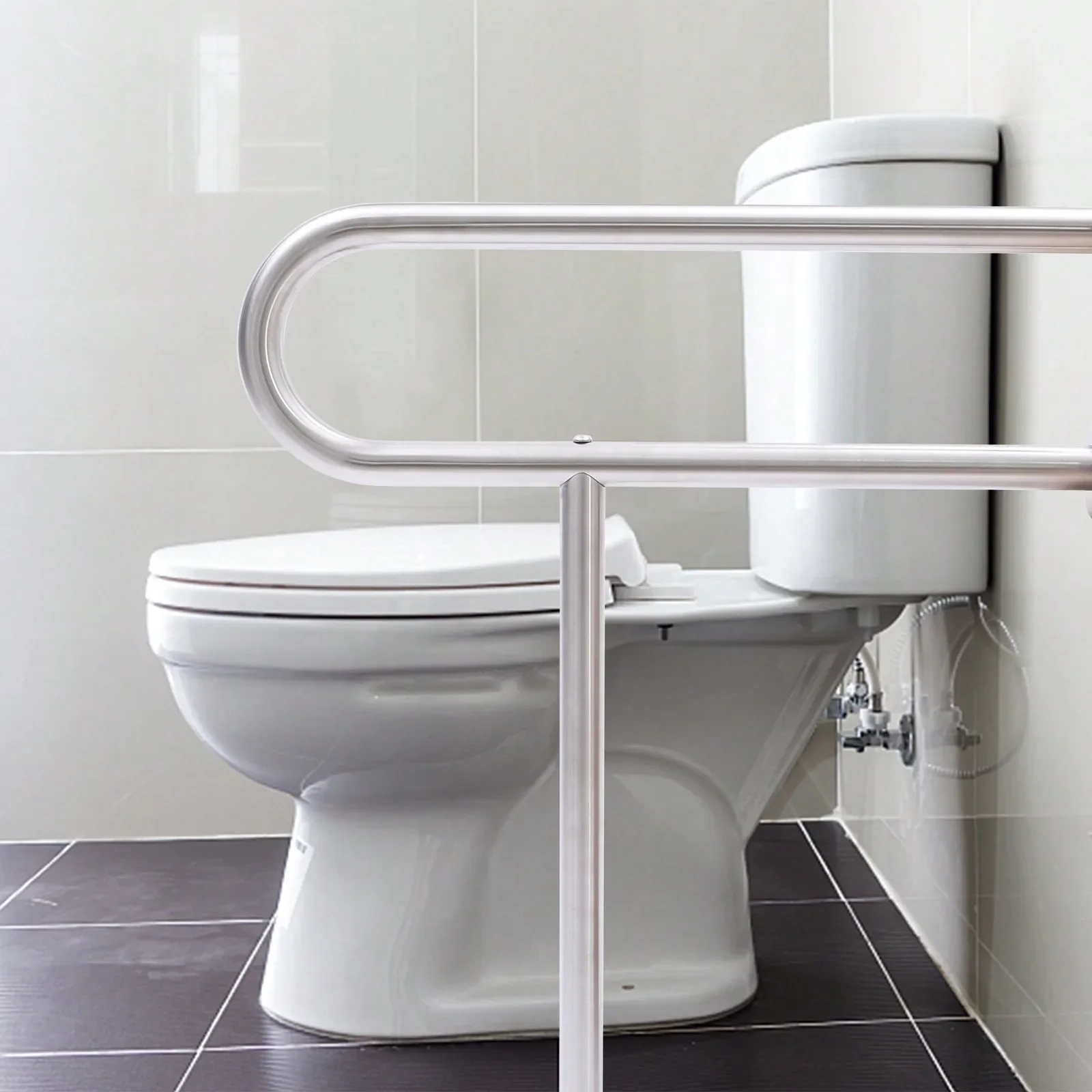 U-Shaped Handicap Rails Grab Bars Bathroom Toilet Rail Support Stainless Steel Safety Hand Railing Guard Frame Shower Assist
U-Shaped Handicap Rails Grab Bars Bathroom Toilet Rail Support Stainless Steel Safety Hand Railing Guard Frame Shower Assist