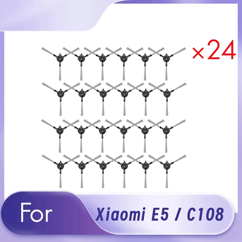 24 Pcs Side Brush For Xiaomi E5 / C108 Robot Vacuum Cleaner Parts Replacement-AT36
24 Pcs Side Brush For Xiaomi E5 / C108 Robot Vacuum Cleaner Parts Replacement-AT36