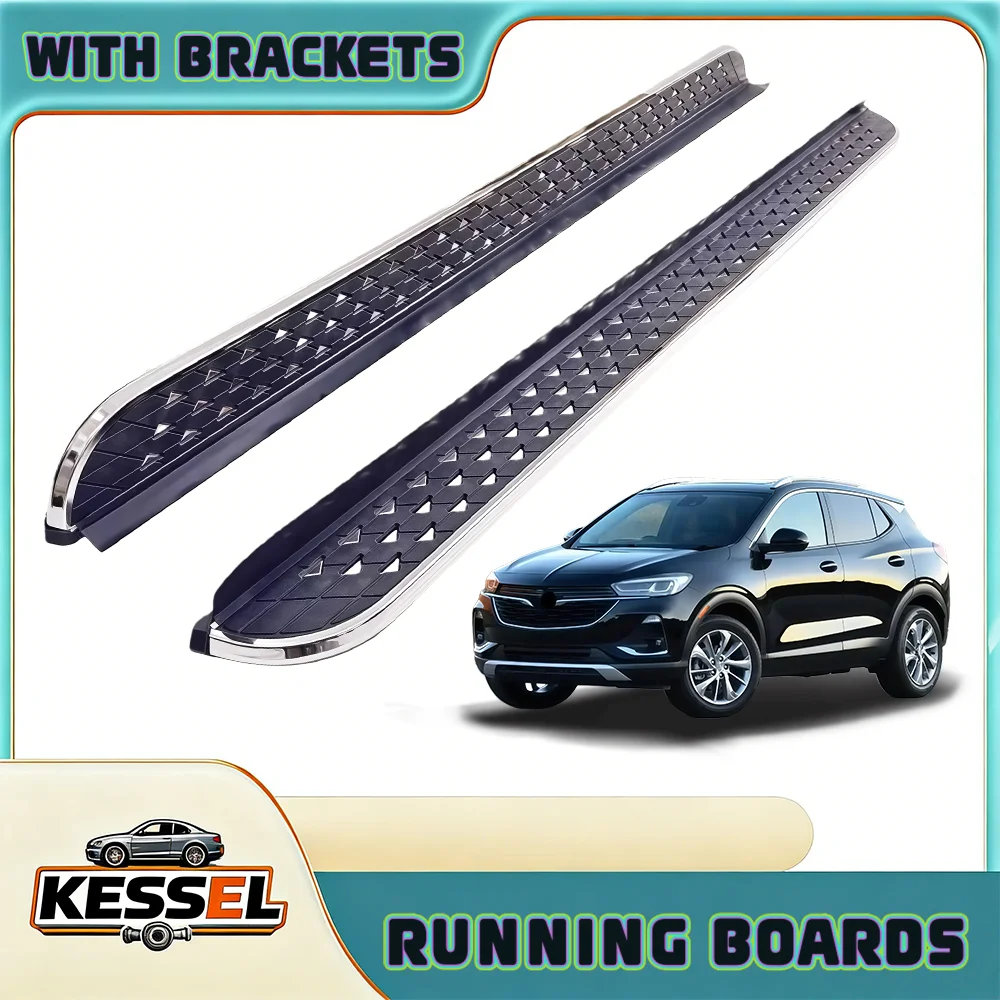 2Pcs Running Board Side Steps Compatible with BUICK ENCORE 2011-2022 Step Pedal Door Fixed Nerf Bars, with Brackets
2Pcs Running Board Side Steps Compatible with BUICK ENCORE 2011-2022 Step Pedal Door Fixed Nerf Bars, with Brackets