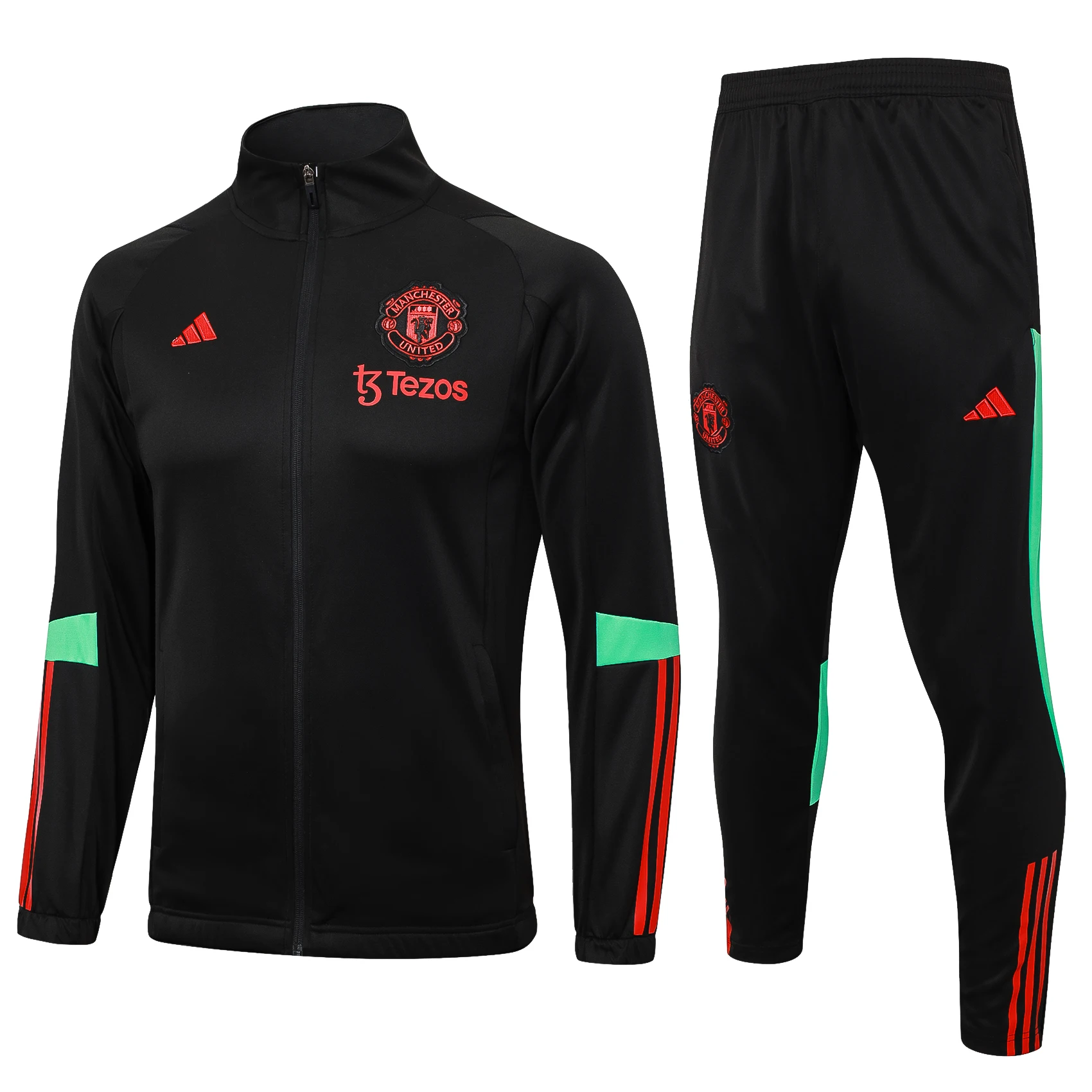 Adidas Soccer Jerseys Men Fashionable Athletic Durable Long-sleeved Comfortable Zippered Football Training Suit Set Black
Adidas Soccer Jerseys Men Fashionable Athletic Durable Long-sleeved Comfortable Zippered Football Training Suit Set Black