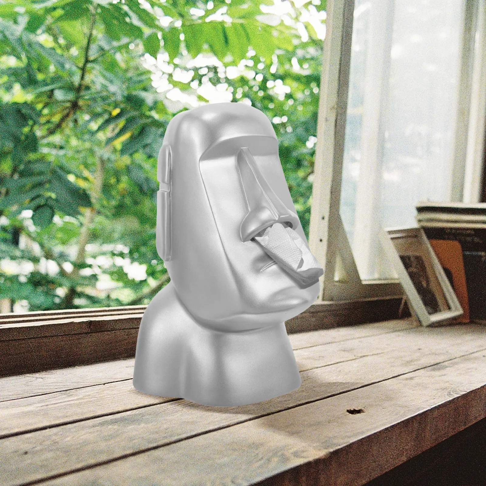 Moai Statue Headphone Stand Holder Resin Desktop Organizer For Glasses Tabletop Display Stand Office Decor Gift
Moai Statue Headphone Stand Holder Resin Desktop Organizer For Glasses Tabletop Display Stand Office Decor Gift