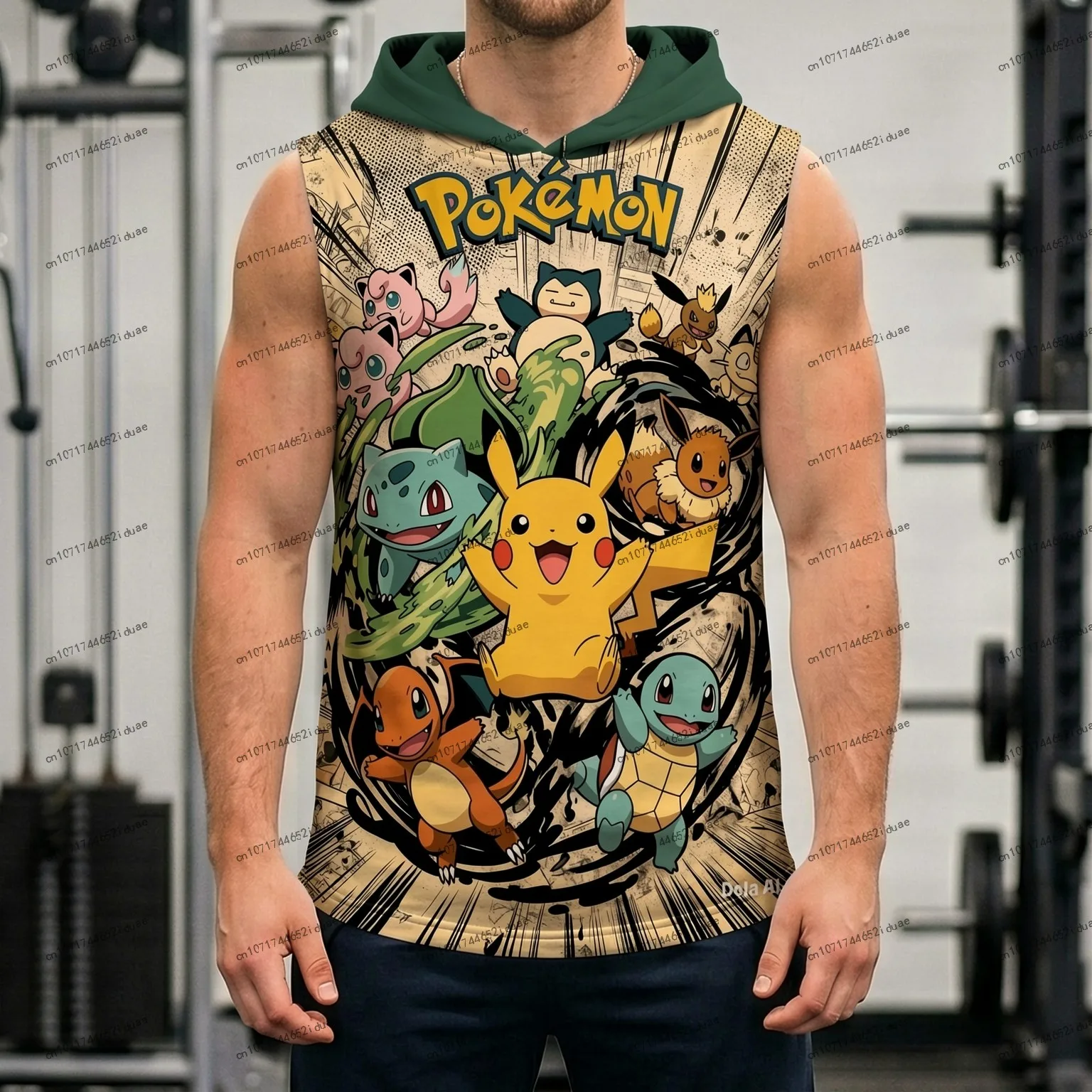 New 3D Print Pokémon Pikachu Men's Vest With Hood Fashion Man Sleeveless Shirts Streetwear Casual Jersey Basketball Y2k Clothes
New 3D Print Pokémon Pikachu Men's Vest With Hood Fashion Man Sleeveless Shirts Streetwear Casual Jersey Basketball Y2k Clothes