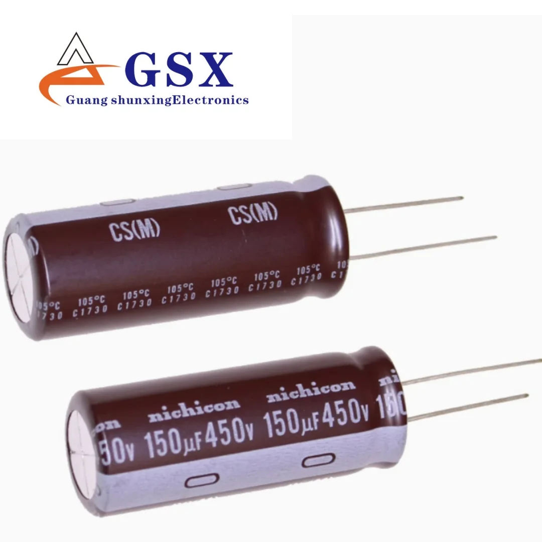 Nichicon imported aluminum electrolytic capacitor 450v150uf 18 * 45 Nichicon CS high-frequency long life
Nichicon imported aluminum electrolytic capacitor 450v150uf 18 * 45 Nichicon CS high-frequency long life