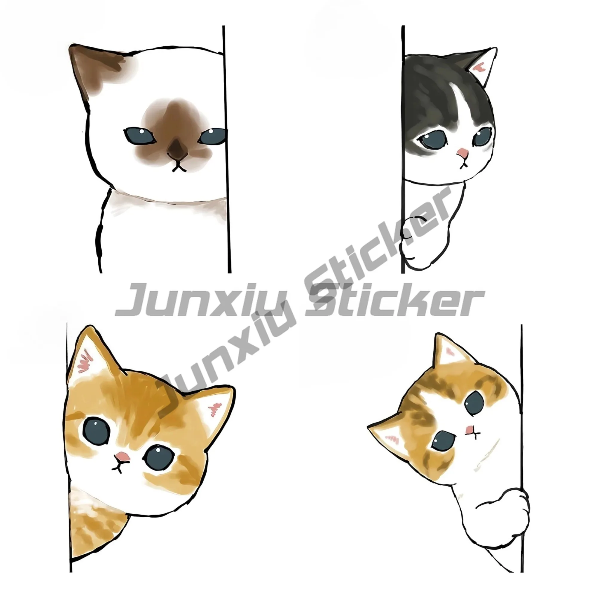 Cat Peeker Cute Motorcycle Stickers Attractive Amsuing Toolbox Computer Cooler Decal Sunscreen Vinyl PVC Car Gadget
Cat Peeker Cute Motorcycle Stickers Attractive Amsuing Toolbox Computer Cooler Decal Sunscreen Vinyl PVC Car Gadget