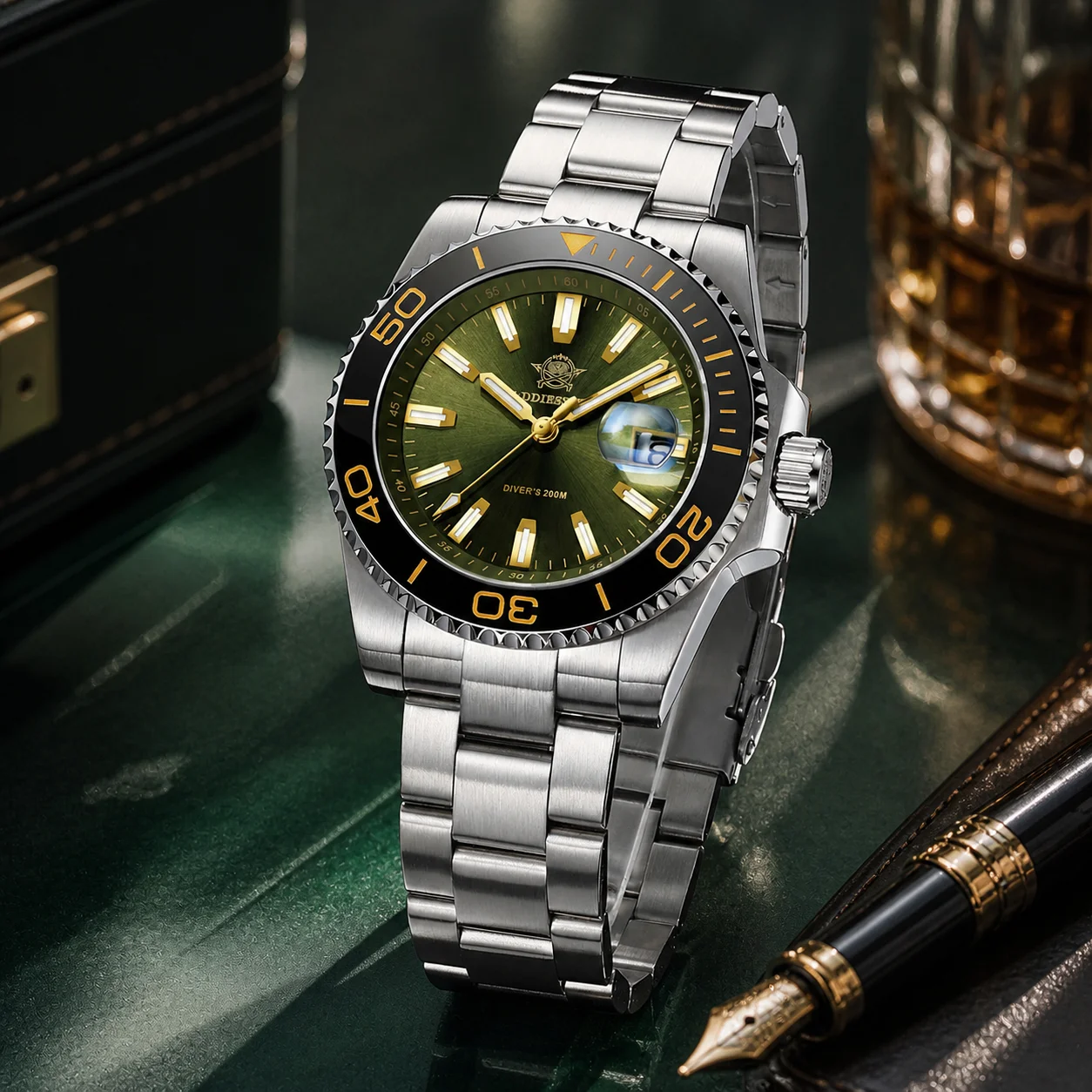 ADDIESDIVE Vintage Men Watch Ceramic Bezel Quartz Wristwatch BGW9 Ultra-Bright Luminous 200m Waterproof Stainless Steel Watches
ADDIESDIVE Vintage Men Watch Ceramic Bezel Quartz Wristwatch BGW9 Ultra-Bright Luminous 200m Waterproof Stainless Steel Watches
