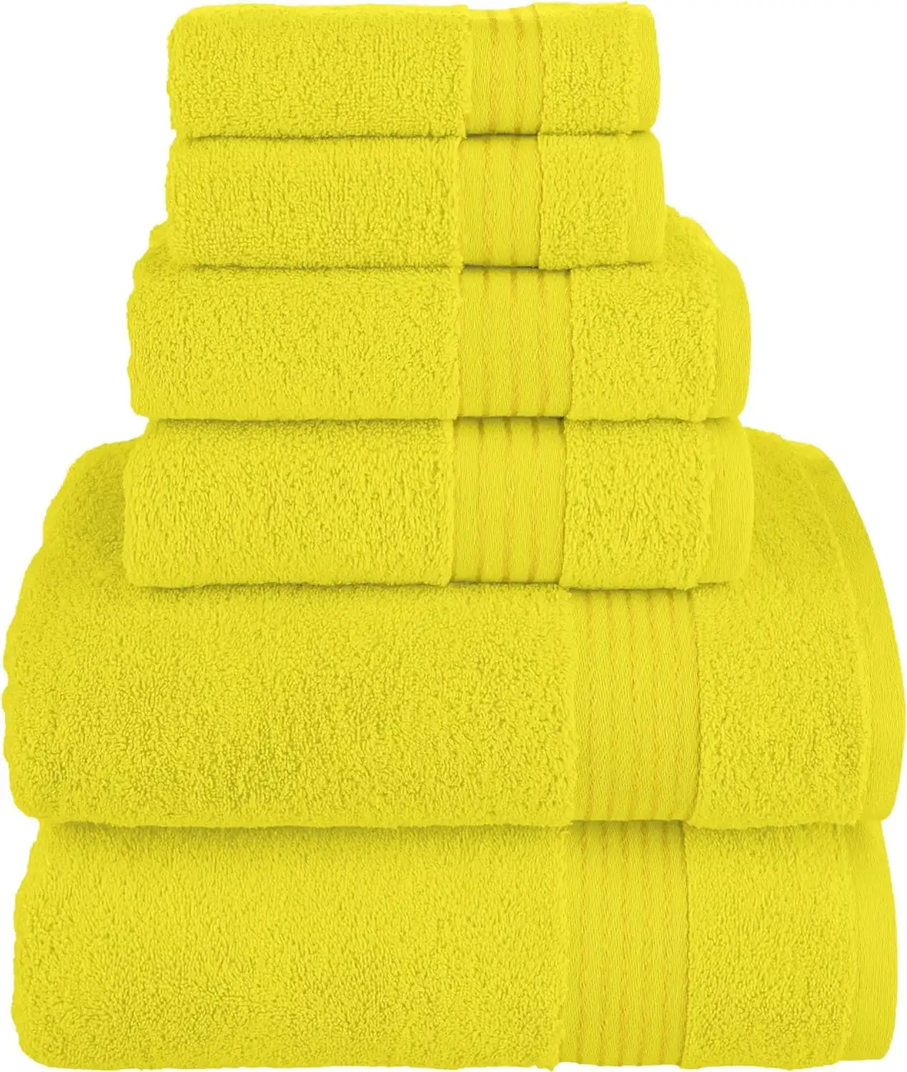 Clearance Cotton 6-Piece Towel Set, Includes 2 Washcloths, 2 Hand Towels and 2 Bath Towels, 100% Turkish Cotton - Highly Absorb
Clearance Cotton 6-Piece Towel Set, Includes 2 Washcloths, 2 Hand Towels and 2 Bath Towels, 100% Turkish Cotton - Highly Absorb
