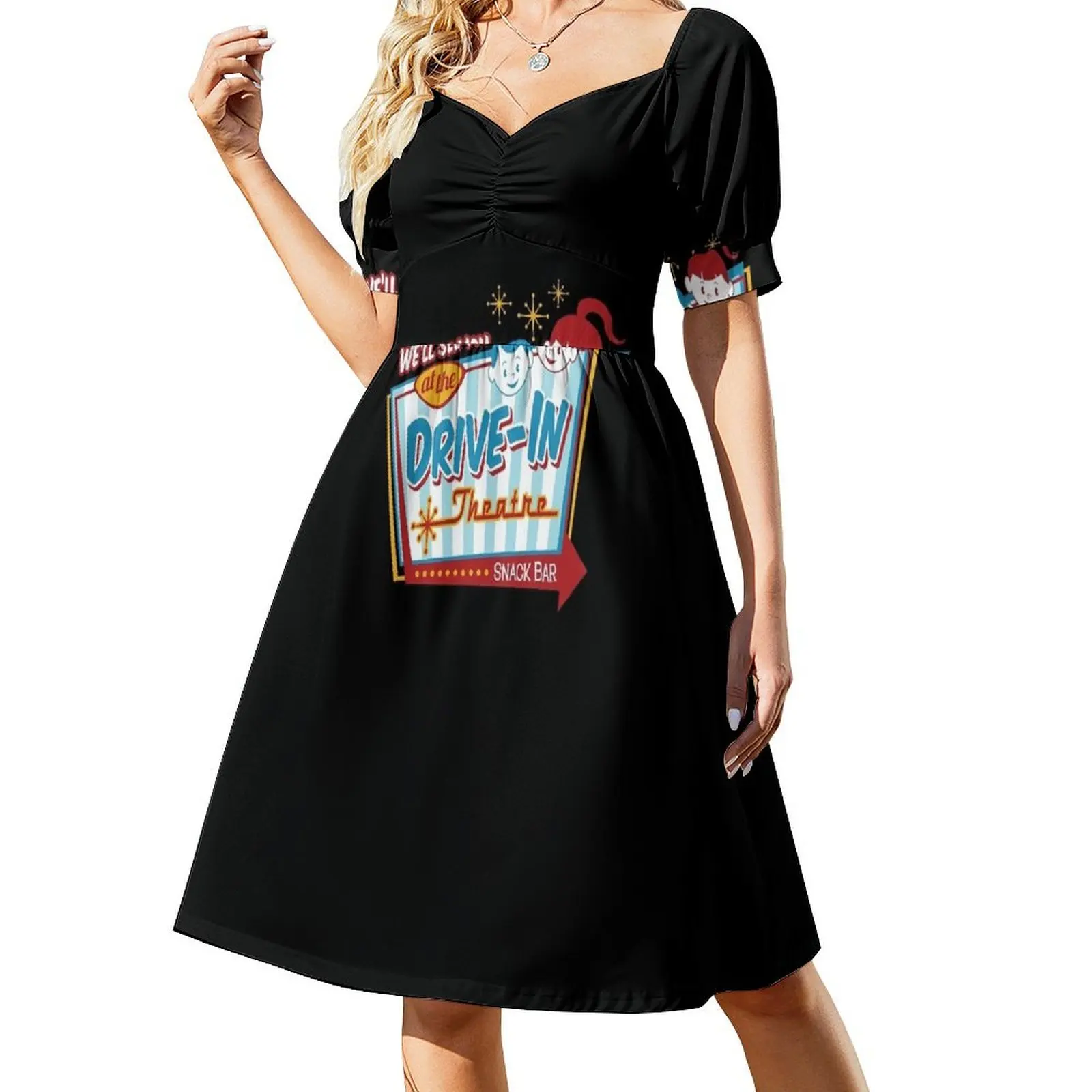 Gift Music Fans The Movies Drive In Music Vintage Short-Sleeved Dress dresses korean style Elegant gown womens dress Dress
Gift Music Fans The Movies Drive In Music Vintage Short-Sleeved Dress dresses korean style Elegant gown womens dress Dress
