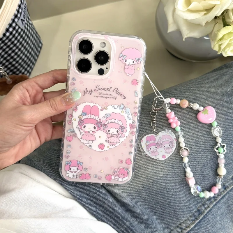 Cute strawberry Love Heart Little Twin my melody lamb Phone Case For iPhone 14 15 16 Pro Max Cartoon Lovely Gemini rabbit Cover
Cute strawberry Love Heart Little Twin my melody lamb Phone Case For iPhone 14 15 16 Pro Max Cartoon Lovely Gemini rabbit Cover