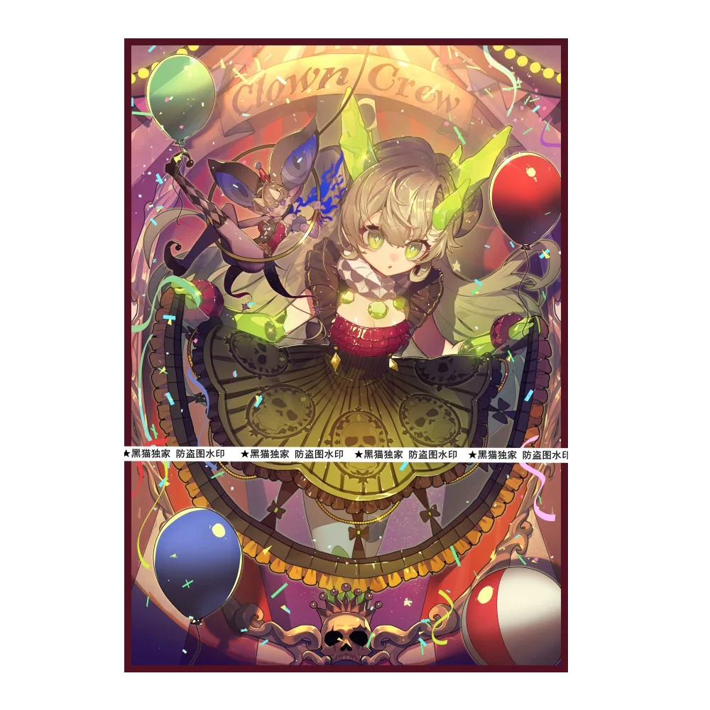 60Pcs/set 63X90Mm Diy Self Made Yu-Gi-Oh! A White-Faced Clown In Daohua Card Sleeves Ygo Card Protective Cover Gift Toys
60Pcs/set 63X90Mm Diy Self Made Yu-Gi-Oh! A White-Faced Clown In Daohua Card Sleeves Ygo Card Protective Cover Gift Toys