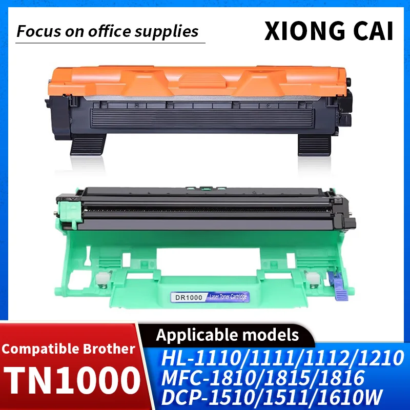 Картридж с тонером TN1000, совместимый с принтером Brother DCP1510 DCP1512 MFC1810 MFC1910W DCP1610W DCP1612W DCP1510 1610
Картридж с тонером TN1000, совместимый с принтером Brother DCP1510 DCP1512 MFC1810 MFC1910W DCP1610W DCP1612W DCP1510 1610