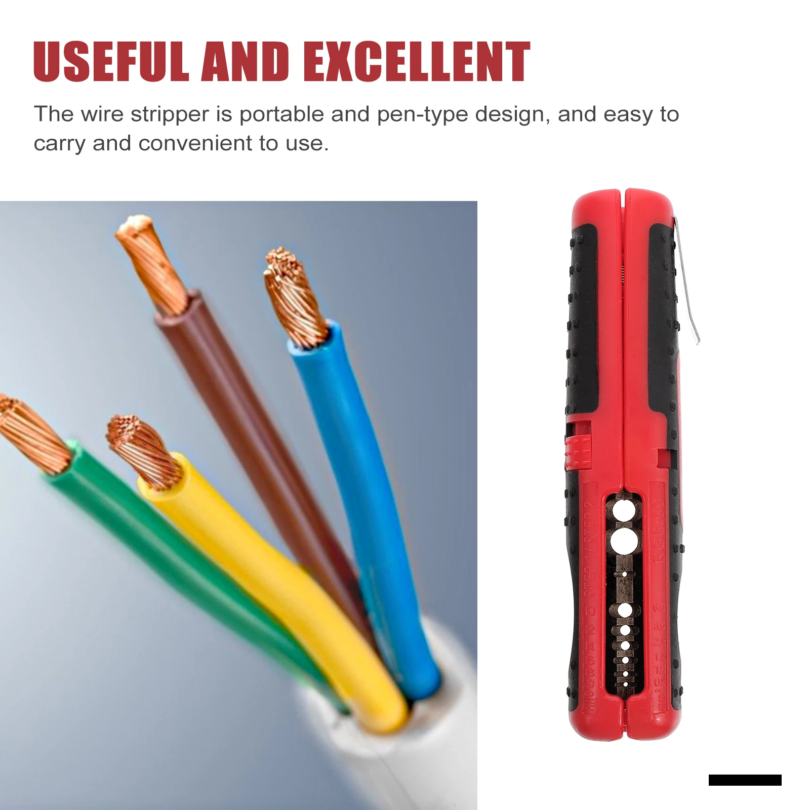 High Quality ABS Wire Strippers Pen Type Portable Cable Pliers Multi Function Automatic Stripping Tool Excellent Durability Easy
High Quality ABS Wire Strippers Pen Type Portable Cable Pliers Multi Function Automatic Stripping Tool Excellent Durability Easy
