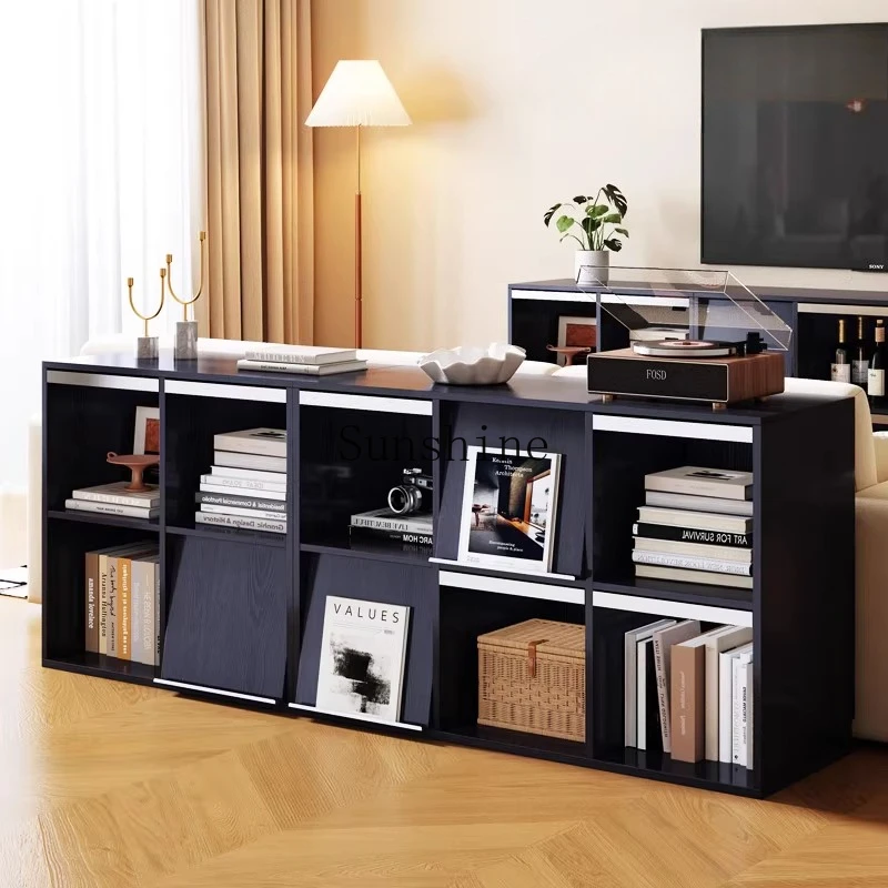 Solid wood storage floor against the wall free combination with cabinet door bookshelf antique style
Solid wood storage floor against the wall free combination with cabinet door bookshelf antique style