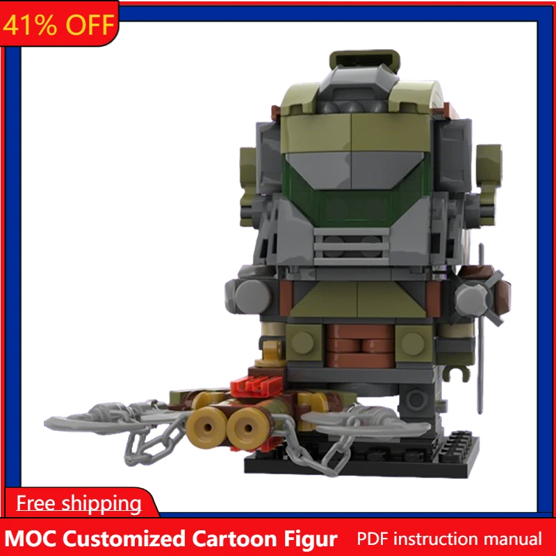 Набор из 209 деталей: Модульный конструктор MOC «Охотник-Праэтор» (тематика мультфильмов), развивающая игрушка-конструктор для самостоятельной сборки, подарок
Набор из 209 деталей: Модульный конструктор MOC «Охотник-Праэтор» (тематика мультфильмов), развивающая игрушка-конструктор для самостоятельной сборки, подарок