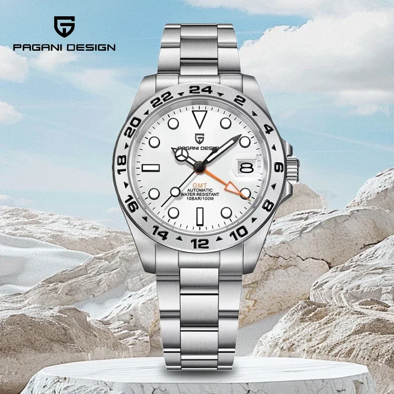Pagani Design 2025 Новые NH34 Модные мужские автоматические механические часы высшего класса с сапфировым стеклом из нержавеющей стали Водонепроницаемые 10 бар BGW
Pagani Design 2025 Новые NH34 Модные мужские автоматические механические часы высшего класса с сапфировым стеклом из нержавеющей стали Водонепроницаемые 10 бар BGW