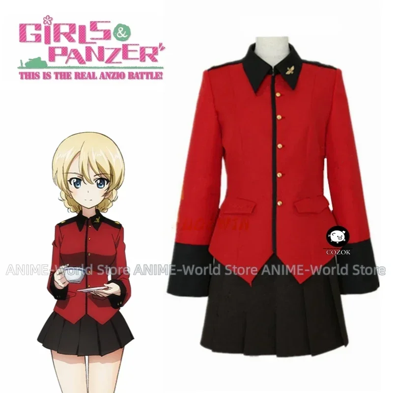Anime GIRLS und PANZER Darjeeling Red suit Cosplay Costume Carnaval Halloween Christmas Costume
Anime GIRLS und PANZER Darjeeling Red suit Cosplay Costume Carnaval Halloween Christmas Costume
