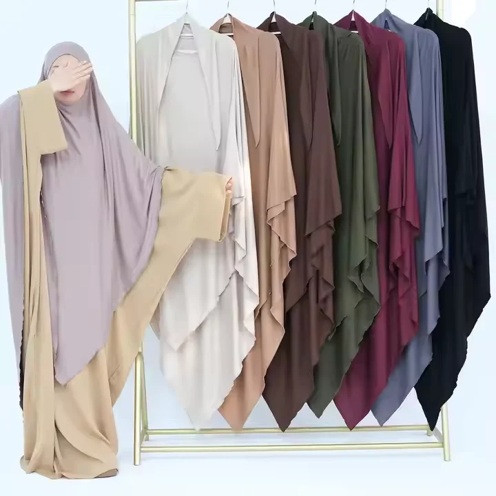 Modal Cotton Khimar Ramadan Hijab Prayer Garment Long Headscarf Muslim Women Islam Clothing Eid Djellaba Turkey Abaya Dress 2025
Modal Cotton Khimar Ramadan Hijab Prayer Garment Long Headscarf Muslim Women Islam Clothing Eid Djellaba Turkey Abaya Dress 2025