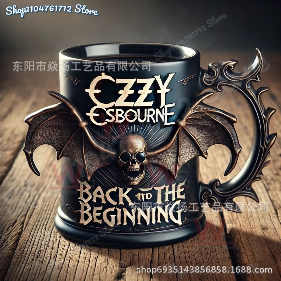 New Halloween 3D for Ozzy Osbourne Commemorative Mug Stainless Steel Skull Water Cup Beer Mug Coffee Cup Drinking Utensils
New Halloween 3D for Ozzy Osbourne Commemorative Mug Stainless Steel Skull Water Cup Beer Mug Coffee Cup Drinking Utensils