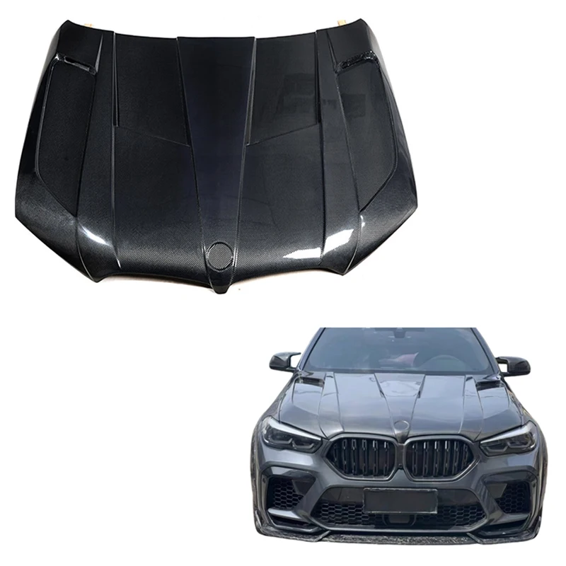 Car Body Kit Accessories Carbon Fiber Engine Cover for X6 G06 2020+ Upgrade LD Style Engine Hood Front Bonnet
Car Body Kit Accessories Carbon Fiber Engine Cover for X6 G06 2020+ Upgrade LD Style Engine Hood Front Bonnet