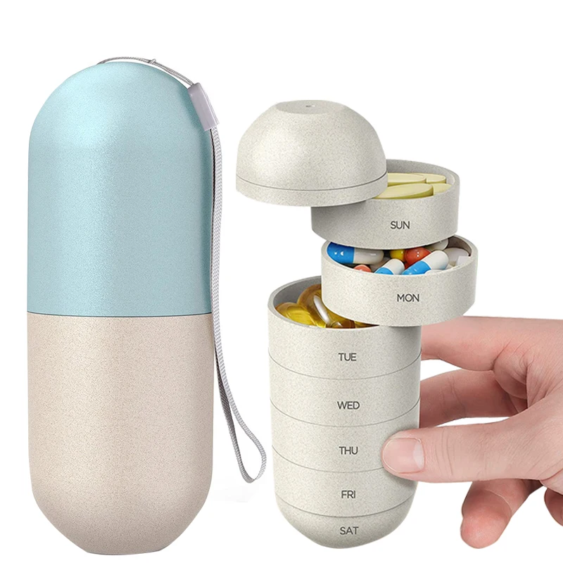 Portable Pill Case Holde 7 Compartments Pocket Emergency BPA Free Pill Container Box for Daily Supplyment Travel Pill Case
Portable Pill Case Holde 7 Compartments Pocket Emergency BPA Free Pill Container Box for Daily Supplyment Travel Pill Case