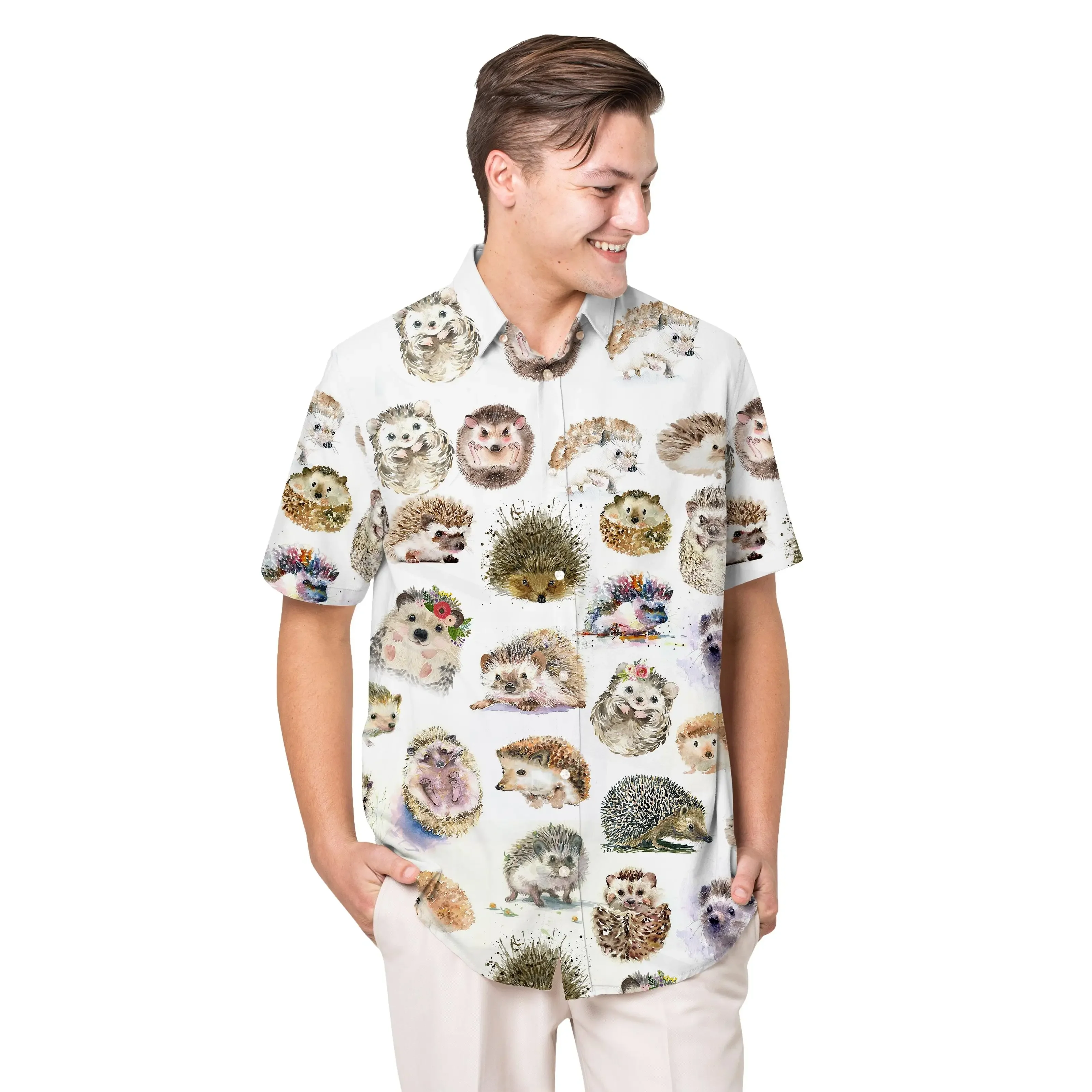 Jumeast Cute Hedgehog Pattern Short Sleeve Hawaiian Shirt Animal Graphics Polyester Aloha Shirts Tropical Casual Man Clothing
Jumeast Cute Hedgehog Pattern Short Sleeve Hawaiian Shirt Animal Graphics Polyester Aloha Shirts Tropical Casual Man Clothing