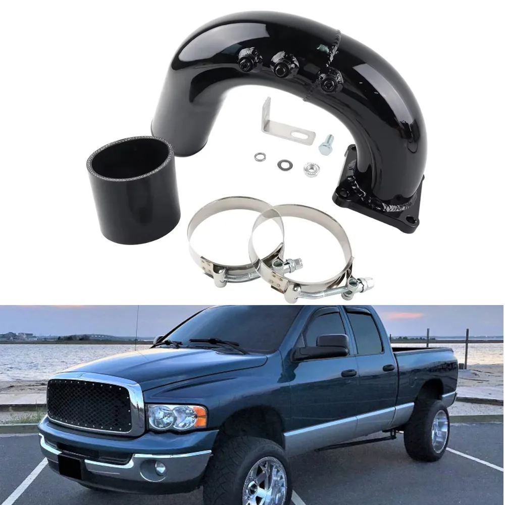5.9L High Flow Intake Elbow Tube Pipe AluminumFor 2003-07 Dodge Ram Cummins Diesel Engine Black Air Intakes Parts
5.9L High Flow Intake Elbow Tube Pipe AluminumFor 2003-07 Dodge Ram Cummins Diesel Engine Black Air Intakes Parts