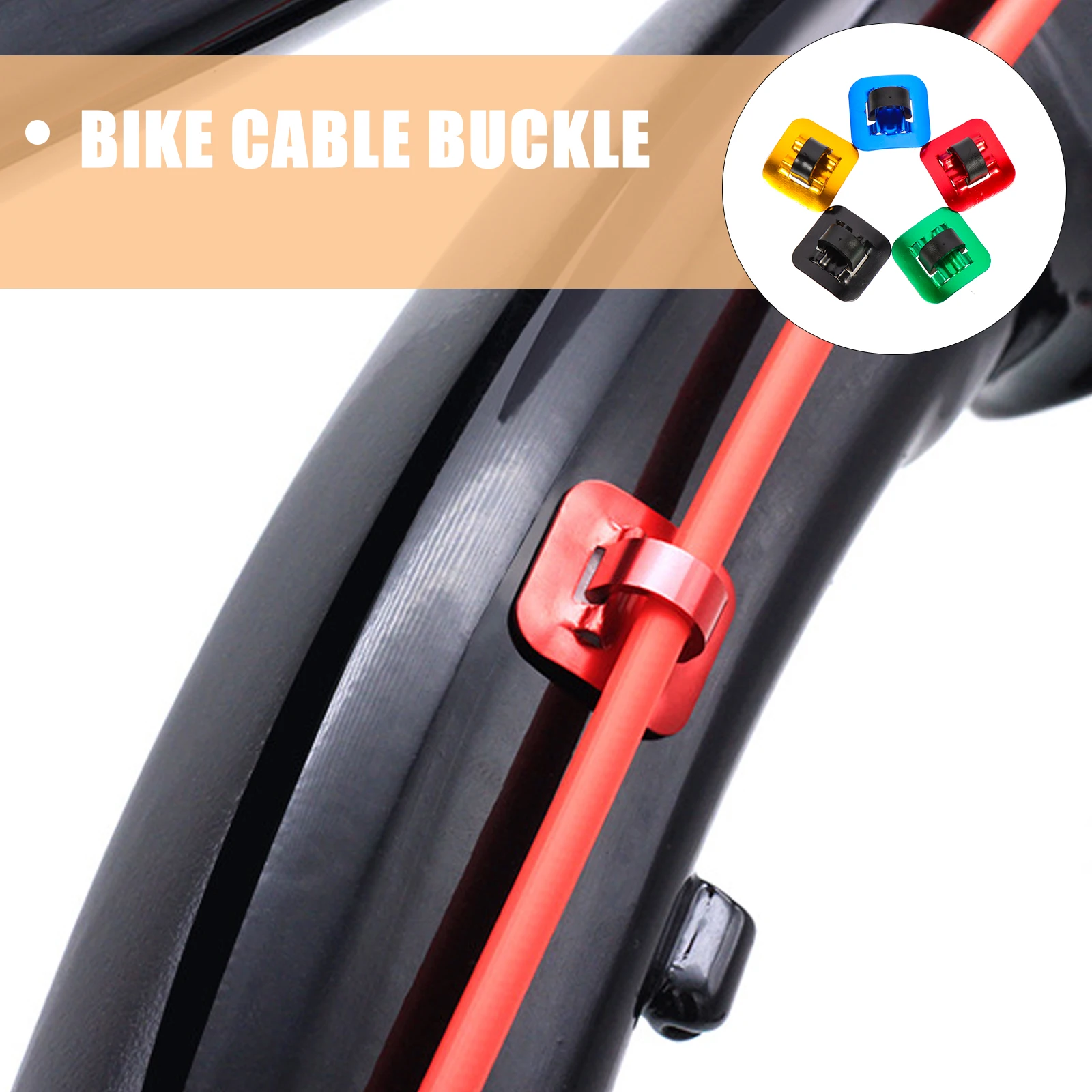 6pcs Bike Cable Clips Lightweight Plastic Hose Guide Strong Adhesive Brake Wire Holder Cord Clips Bicycle Derailleur
6pcs Bike Cable Clips Lightweight Plastic Hose Guide Strong Adhesive Brake Wire Holder Cord Clips Bicycle Derailleur