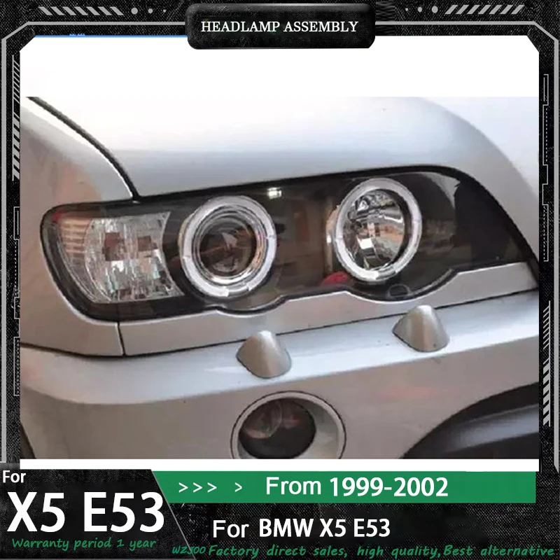 Car Headlights For BMW X5 E53 1998-2003 new style LED Headlamp Assembly Upgrade High Configure Projector Lens Accessories Kit
Car Headlights For BMW X5 E53 1998-2003 new style LED Headlamp Assembly Upgrade High Configure Projector Lens Accessories Kit