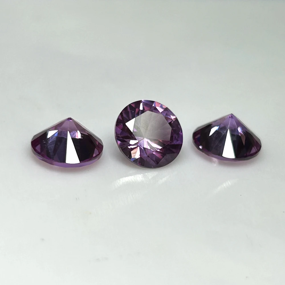 3mm~12mm Round purple 5A Quality Hand Cut 0.5 Karat Loose Gemston Laboratory gem for ring
3mm~12mm Round purple 5A Quality Hand Cut 0.5 Karat Loose Gemston Laboratory gem for ring