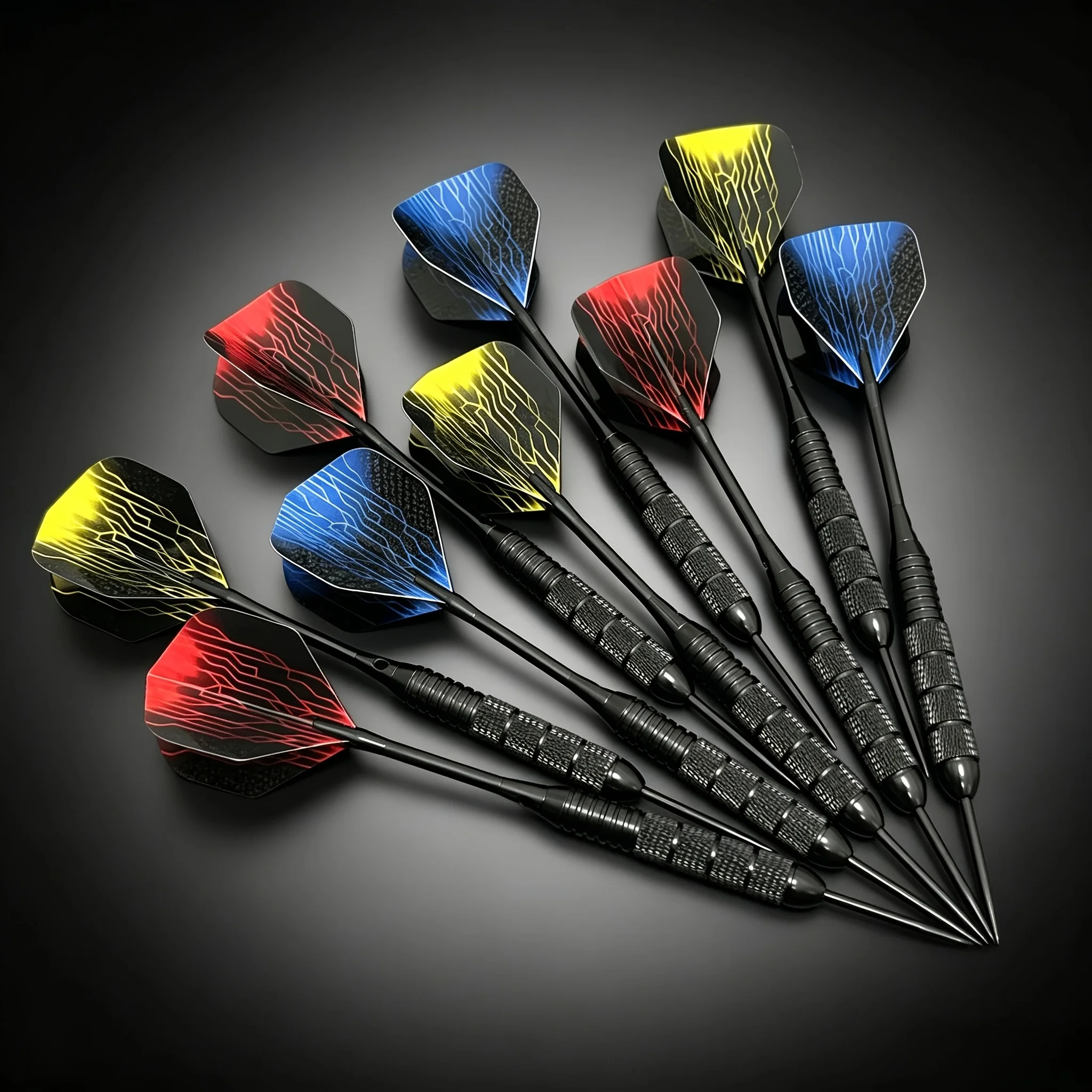 3pcs/Set Of Metal High-grade Iron Nickel Plated Black Needle Darts 24 Grams Competition Training Black Pattern Aluminum Rod
3pcs/Set Of Metal High-grade Iron Nickel Plated Black Needle Darts 24 Grams Competition Training Black Pattern Aluminum Rod