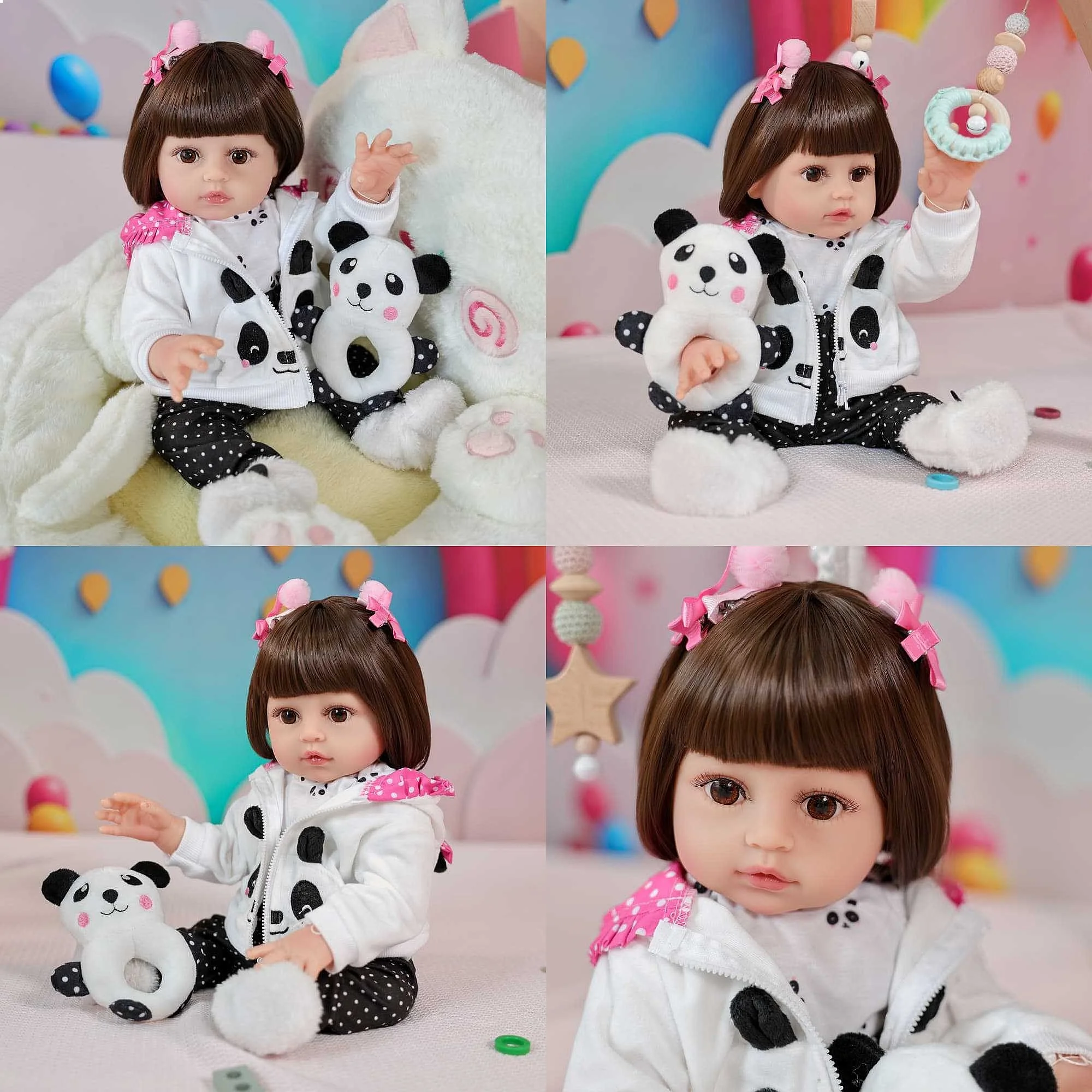 50cm Reborn Baby Doll Play House Gift Companion Educational Toy Realistic Soft Body
50cm Reborn Baby Doll Play House Gift Companion Educational Toy Realistic Soft Body